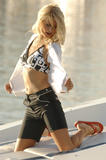 Paris Hilton at a Photoshoot for Fila in Marina del Rey